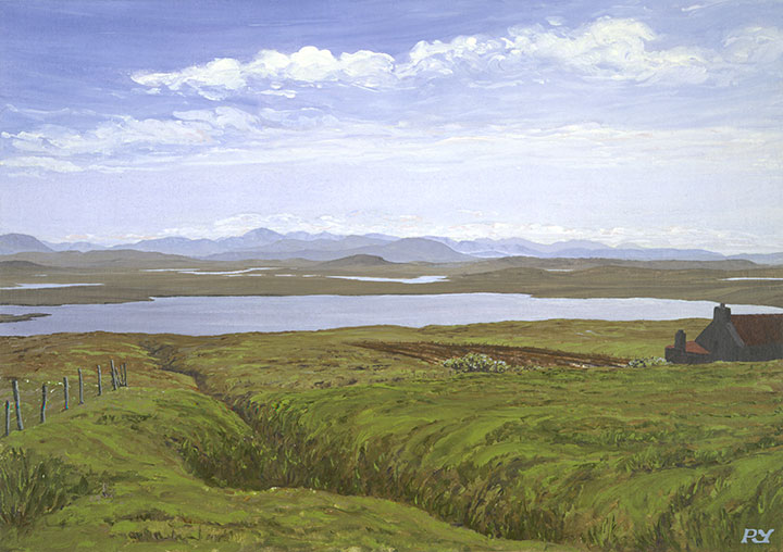 Loch Achmore and the Heights of North Harris