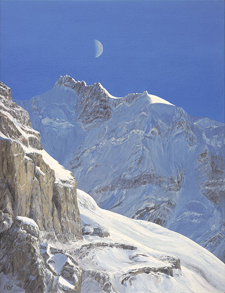 Gletscherhorn and Half-Moon Rising
