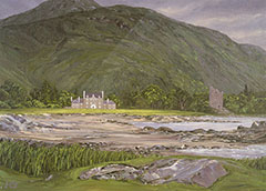 Lochbuie House und Schlossruine, Isle of Mull