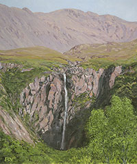 Wasserfall, Coire na Creiche, Isle of Skye, Schottland