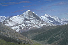 Eiger und Jungfrau von oberhalb Grindelwald