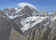 Mount Cook und La Perouse Gletscher, Neuseeland